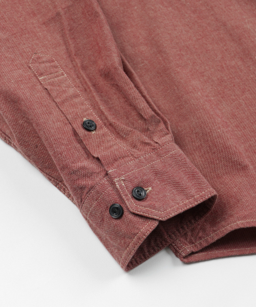FRIZMWORKS（フリズムワークス）の「1920S CHAMBRAY WORK SHIRT _ RED（シャツ/ブラウス・メンズ・その他・SMALL/MEDIUM/LARGE/X-LARGE）」の7枚目の写真