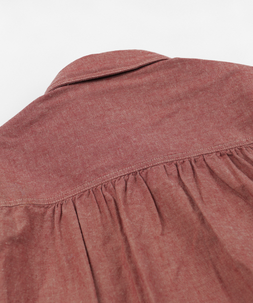 FRIZMWORKS（フリズムワークス）の「1920S CHAMBRAY WORK SHIRT _ RED（シャツ/ブラウス・メンズ・その他・SMALL/MEDIUM/LARGE/X-LARGE）」の8枚目の写真