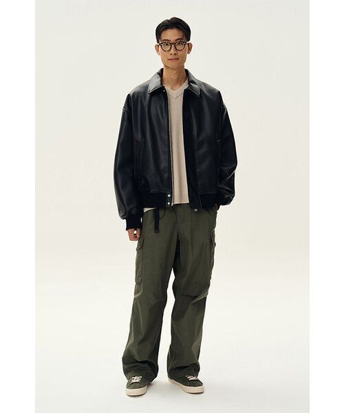MUSINSA STANDARD（ムシンサスタンダード）の「ラムウールVネックニットベスト【きのこ】（ニット/セーター・メンズ・その他・XX-LARGE/MEDIUM/LARGE/X-LARGE）」の9枚目の写真