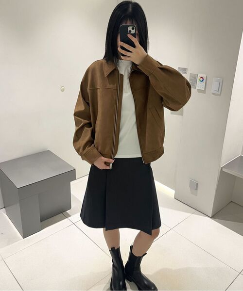 MUSINSA STANDARD WOMAN（ムシンサスタンダードウーマン）の「ウィメンズフレキシブルクルーネック長袖Tシャツ[ホワイト]（Tシャツ/カットソー・レディース・その他・SMALL/MEDIUM/LARGE/X-LARGE/X-SMALL）」の12枚目の写真