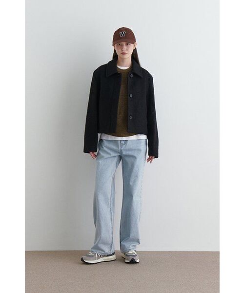 MUSINSA STANDARD WOMAN（ムシンサスタンダードウーマン）の「ウィメンズフレキシブルクルーネック長袖Tシャツ[ホワイト]（Tシャツ/カットソー・レディース・その他・SMALL/MEDIUM/LARGE/X-LARGE/X-SMALL）」の4枚目の写真