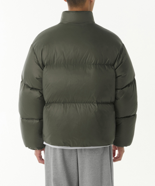 MUSINSA STANDARD（ムシンサスタンダード）の「リップストップダウンプファーショートパディングジャケット[カーキ]（ダウンジャケット/コート・メンズ・その他・SMALL/MEDIUM/LARGE/X-LARGE/XX-LARGE）」の3枚目の写真