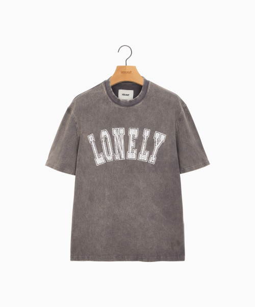 NOHANT(ノアン)の「LONELY/LOVELY ソルトウォッシング 半袖Tシャツ チャコール(Tシャツ/カットソー・レディース・チャコール・SMALL)」の9枚目の写真
