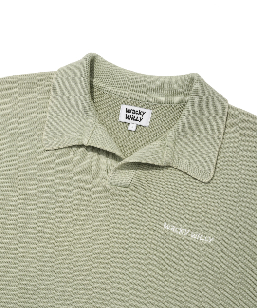 Wacky WiLLy(ワッキーウィリー)の「ヴィンテージウォッシングカラーニットグリーン(ニット/セーター・レディース・その他・SMALL/MEDIUM/LARGE/X-LARGE)」の4枚目の写真