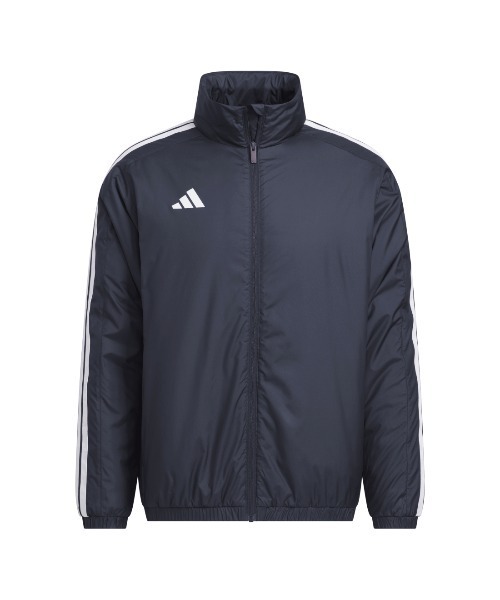 adidas（アディダス）の「アディダス adidas スリーストライプスルーズフィット中わた入りウインドジャケット（ダウンジャケット/コート・メンズ・ブラック/ネイビー・S/M/L/LL/3L）」の3枚目の写真