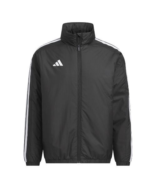 adidas（アディダス）の「アディダス adidas スリーストライプスルーズフィット中わた入りウインドジャケット（ダウンジャケット/コート・メンズ・ブラック/ネイビー・S/M/L/LL/3L）」の4枚目の写真