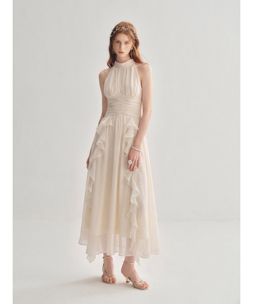 SINCETHEN(シンスゼン)の「タイムレスホルターネックワンピース(ワンピース・レディース・アイボリー・SMALL/MEDIUM/LARGE)」の8枚目の写真