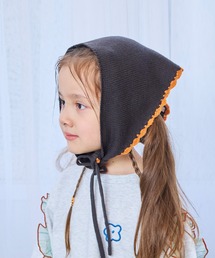 MARKEY'S（マーキーズ）の「ポンポンフラワーニットバブーシュカ（その他ヘアアクセサリー）」