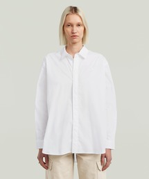 G-STAR | 【UNISEX】Clean BF Shirt/ユニセックスオーバーサイズロングクリーンシャツ(シャツ/ブラウス)