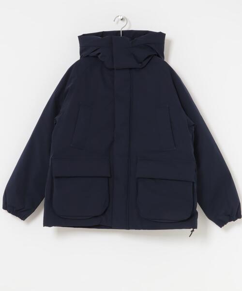 ITEMS URBANRESEARCH(アイテムズ アーバンリサーチ)の「THERMOLITEデタッチャブルフードジャケット(ダウンジャケット/コート・メンズ・ライトカーキ/ネイビー/ブラック・LARGE/MEDIUM)」の19枚目の写真