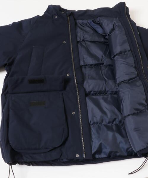 ITEMS URBANRESEARCH(アイテムズ アーバンリサーチ)の「THERMOLITEデタッチャブルフードジャケット(ダウンジャケット/コート・メンズ・ライトカーキ/ネイビー/ブラック・LARGE/MEDIUM)」の21枚目の写真