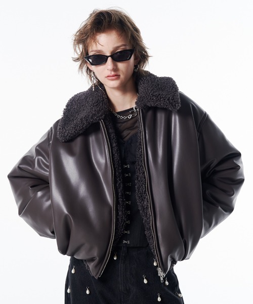 PUFFY BOMBER JACKET/パフィボンバージャケット（ブルゾン）｜JOSE