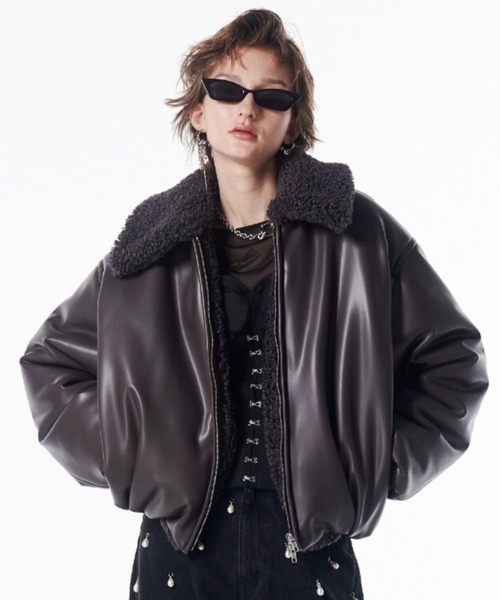 PUFFY BOMBER JACKET/パフィボンバージャケット（ブルゾン）｜JOSE