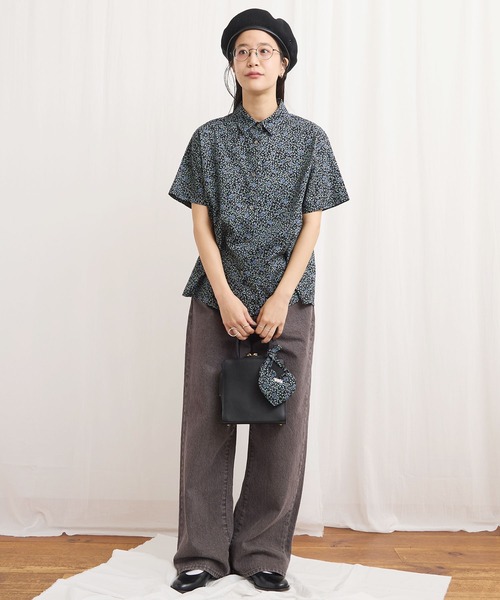 fig Ｌondon（フィグロンドン）の「Wendy shirt（シャツ/ブラウス・レディース・ブラック/アイボリー・FREE）」の15枚目の写真