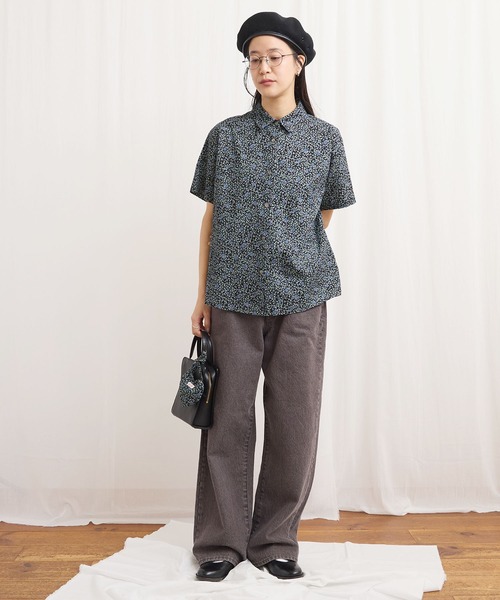 fig Ｌondon（フィグロンドン）の「Wendy shirt（シャツ/ブラウス・レディース・ブラック/アイボリー・FREE）」の20枚目の写真