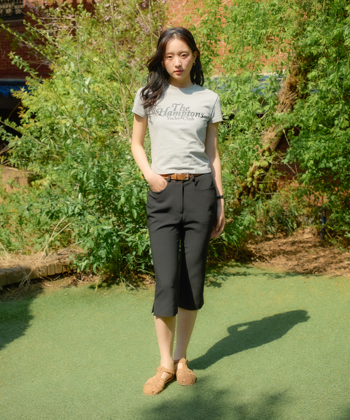 SALON DE YOHN(サロンドヨーン)の「Hampton Yacht Club Crop T_ Gray(Tシャツ/カットソー・レディース・その他・SMALL/MEDIUM)」の2枚目の写真