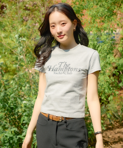 SALON DE YOHN(サロンドヨーン)の「Hampton Yacht Club Crop T_ Gray(Tシャツ/カットソー・レディース・その他・SMALL/MEDIUM)」の3枚目の写真