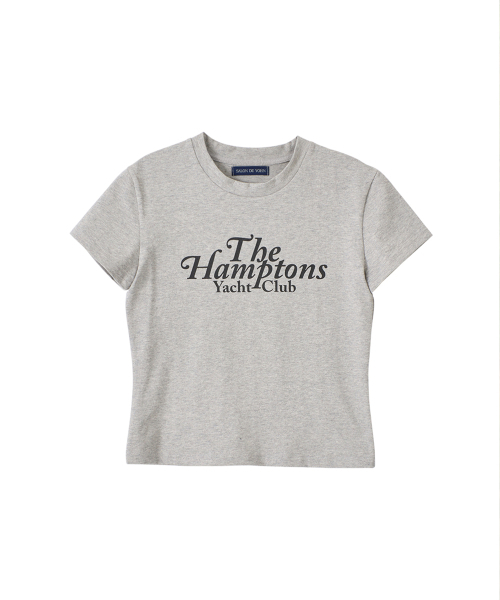 SALON DE YOHN(サロンドヨーン)の「Hampton Yacht Club Crop T_ Gray(Tシャツ/カットソー・レディース・その他・SMALL/MEDIUM)」の4枚目の写真