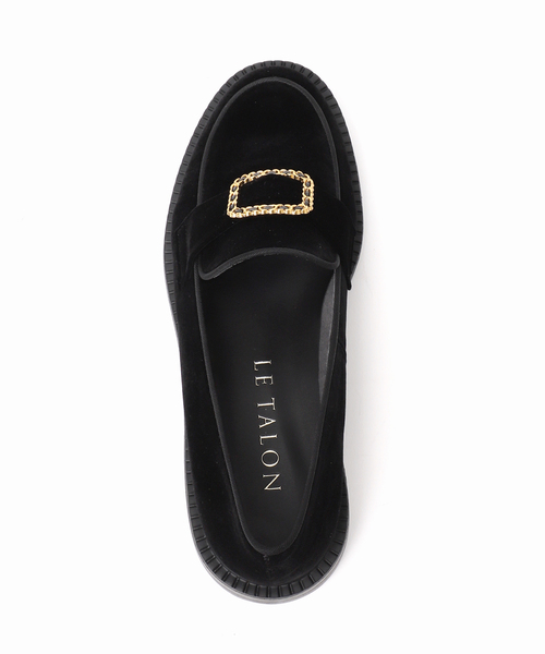 LE TALON（ルタロン）の「アツゾコチェーンバックルローファー（ローファー・レディース・ブラウン/ブラック×ブラック・24.5cm/24cm/23.5cm/25cm/23cm/22.5cm/22cm）」の13枚目の写真