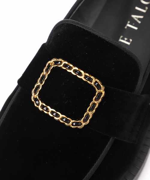 LE TALON（ルタロン）の「アツゾコチェーンバックルローファー（ローファー・レディース・ブラウン/ブラック×ブラック・24.5cm/24cm/23.5cm/25cm/23cm/22.5cm/22cm）」の15枚目の写真