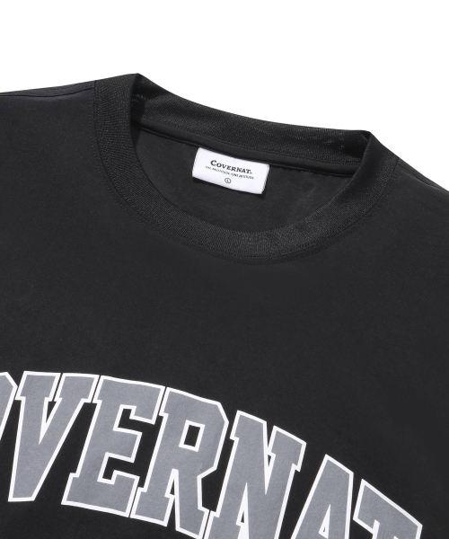 COVERNAT（カバーナット）の「カレッジテックナイロン スウェット ブラック（スウェット・レディース・その他・SMALL/MEDIUM/LARGE/X-LARGE/XX-LARGE）」の3枚目の写真