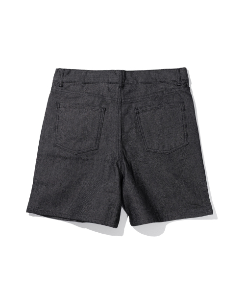 MASSNOUN(マスノウン)の「NOR ウォッシングワイドデニムショートパンツ MSEJP011-BK(その他パンツ・レディース・その他・LARGE/MEDIUM/X-LARGE)」の4枚目の写真