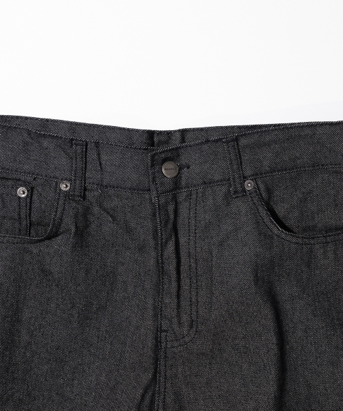 MASSNOUN(マスノウン)の「NOR ウォッシングワイドデニムショートパンツ MSEJP011-BK(その他パンツ・レディース・その他・LARGE/MEDIUM/X-LARGE)」の5枚目の写真