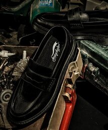 BSQT by Classy（ビーエスキューティー）の「F02 ニルゼン ペニーローファー マットブラック（ローファー）」