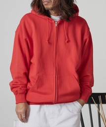 ROOPTOKYO | オーバーサイズ 無地 裏毛 ユニセックス フーディ ジップパーカー 中肉厚生地(パーカー)