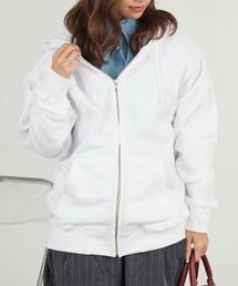 ROOPTOKYO（ループトウキョウ）の「オーバーサイズ 無地 裏毛 ユニセックス フーディ ジップパーカー 中肉厚生地（パーカー）」