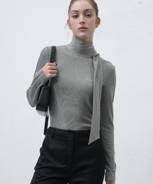 GENERAL IDEA | scarf turtle neck t-shirts スカーフ付タートルネック長袖Ｔシャツ(Tシャツ/カットソー)