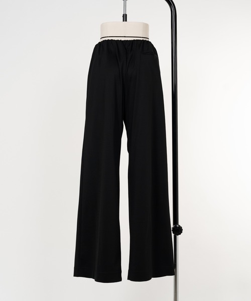 KEISUKEYOSHIDA（ケイスケヨシダ）の「Tightly Gathered Jersey Pants（スウェットパンツ・レディース・ブラック・M）」の4枚目の写真