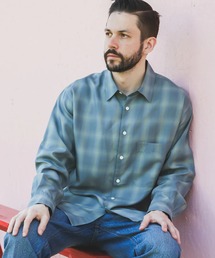 MR.OLIVE | 【MR.OLIVE】TENCEL CHECK /SQUARE REGULAR COLLAR SHIRT(シャツ/ブラウス)