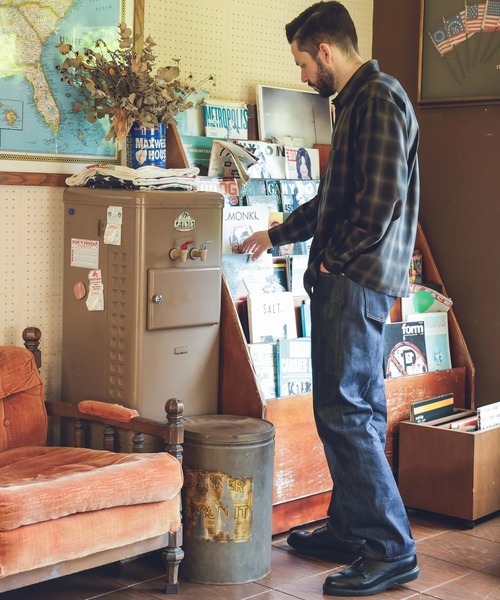 MR.OLIVE（ミスターオリーブ）の「【MR.OLIVE】TENCEL CHECK /SQUARE REGULAR COLLAR SHIRT（シャツ/ブラウス・メンズ・ブラック/ブルー・M/S）」の9枚目の写真