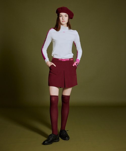 NEU GOLF(エヌイーユーゴルフ)の「MOCK-NECK BLOCK T-SHIRT - WHITE(Tシャツ/カットソー・レディース・その他・LARGE/MEDIUM/SMALL)」の10枚目の写真