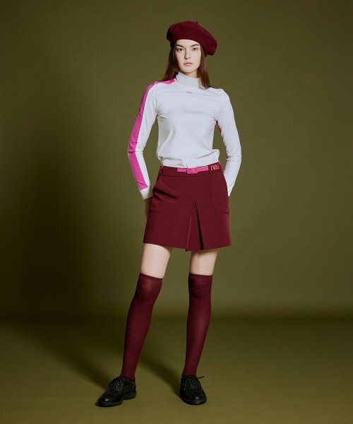 NEU GOLF(エヌイーユーゴルフ)の「MOCK-NECK BLOCK T-SHIRT - WHITE(Tシャツ/カットソー・レディース・その他・LARGE/MEDIUM/SMALL)」の12枚目の写真