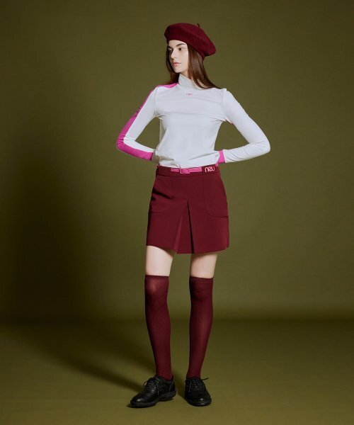 NEU GOLF(エヌイーユーゴルフ)の「MOCK-NECK BLOCK T-SHIRT - WHITE(Tシャツ/カットソー・レディース・その他・LARGE/MEDIUM/SMALL)」の13枚目の写真