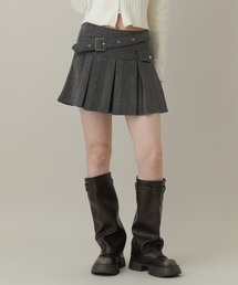 3.3 Field Trip （3.3フィールドトリップ）の「3.3 Field Trip／ベルトデザインスカート(インパン付き)（スカート・レディース）」