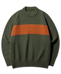 FISHERMAN WOOL SWEATER OLIVE