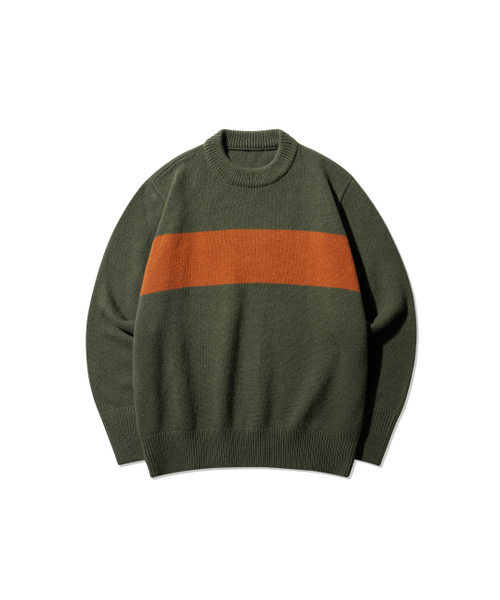 NAMERCLOTHING（ネイマークローディング）の「FISHERMAN WOOL SWEATER OLIVE（ニット/セーター・レディース・その他・X-LARGE/LARGE）」の2枚目の写真