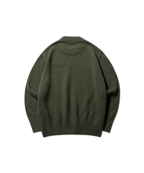 NAMERCLOTHING（ネイマークローディング）の「FISHERMAN WOOL SWEATER OLIVE（ニット/セーター・レディース・その他・X-LARGE/LARGE）」の3枚目の写真