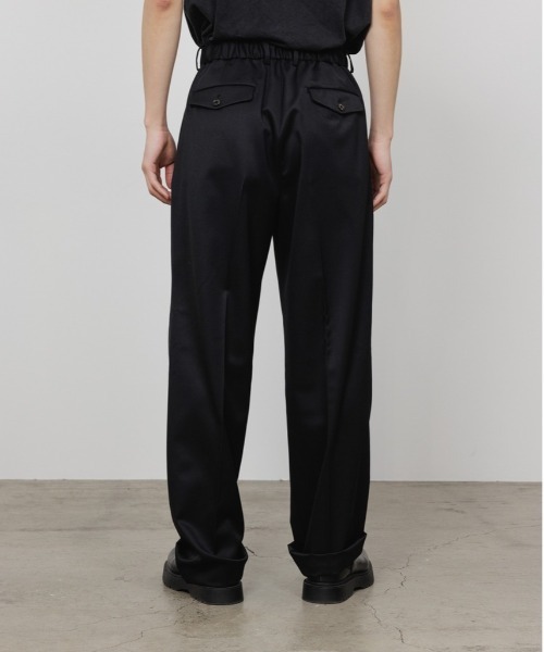 DOUBLE PLEATED EASY TROUSERS（スラックス）｜markaware（マーカ
