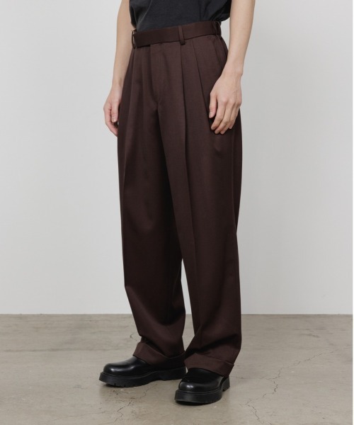パ*ィ様 DOUBLE PLEATED CLASSIC WIDE TROUSER MARKAWARE(マーカウェア) - DOUBLE PLEATED CLASSIC WIDE TROUSERS