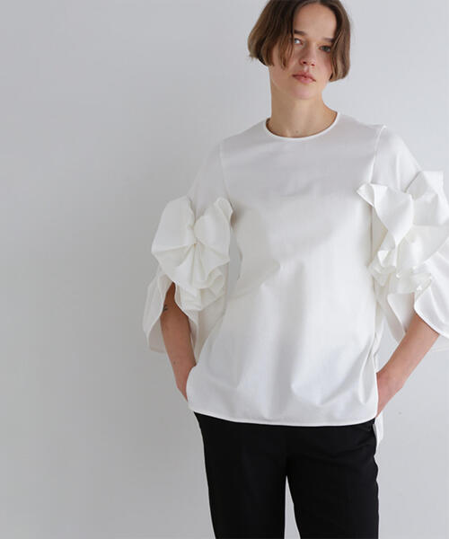 ハイストレッチポンチカットソー（Tシャツ/カットソー）｜LE PHIL