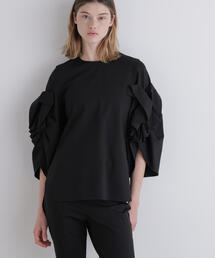 《美品》LE PHIL ルフィル フレアニット ペプラム カットソー ブラック LE PHIL｜ル フィルのトップス通販 - ZOZOTOWN