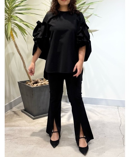 ハイストレッチポンチカットソー（Tシャツ/カットソー）｜LE PHIL