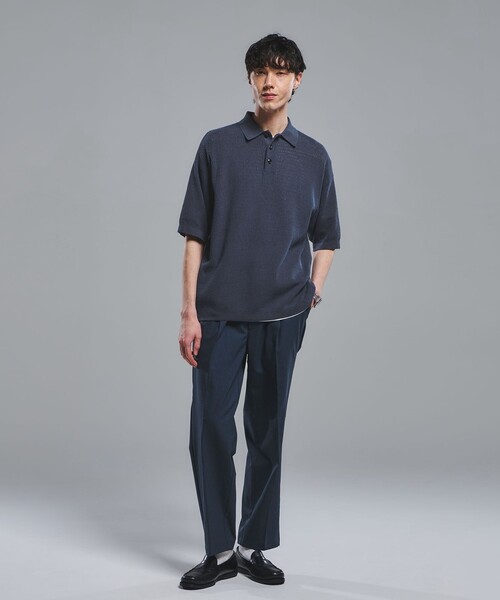 別注】＜Healthknit＞ガーメントダイ ニット 半袖 ポロシャツ