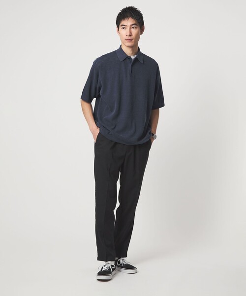 Healthknit（ヘルスニット）の「【別注】＜Healthknit＞ガーメントダイ ニット 半袖 ポロシャツ（ポロシャツ・メンズ・ライトグレー/ダークブラウン/ロイヤルブルー・M/L/XL）」の20枚目の写真