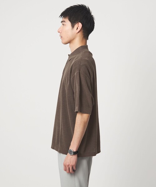 別注】＜Healthknit＞ガーメントダイ ニット 半袖 ポロシャツ
