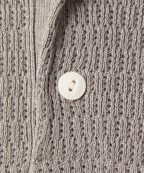 Healthknit（ヘルスニット）の「【別注】＜Healthknit＞ガーメントダイ ニット 半袖 ポロシャツ（ポロシャツ・メンズ・ライトグレー/ダークブラウン/ロイヤルブルー・M/L/XL）」の13枚目の写真
